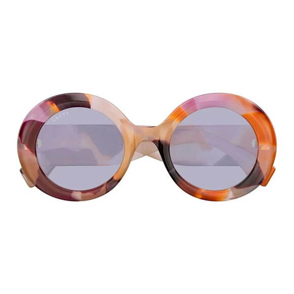 NEW GUCCI SUNGLASSES GG1748S 003 HAVANA WOMEN ROUND EYEWEAR - Picture 2 of 3